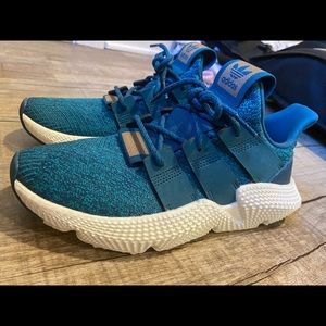 Teal Adidas Cloudform Racer Shoes NWOT